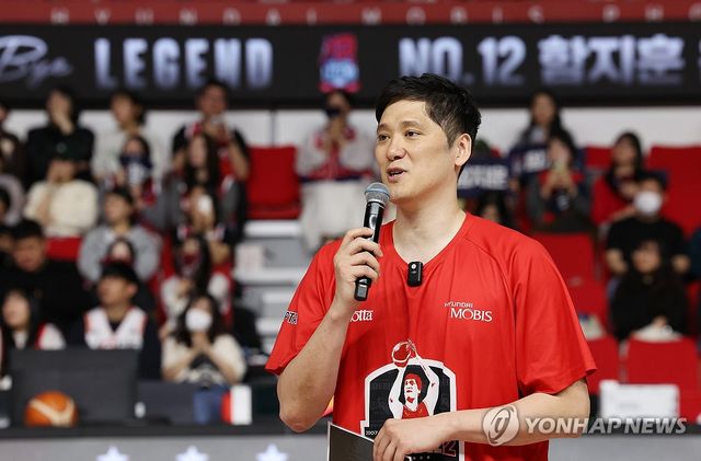 은퇴 인사하는 함지훈