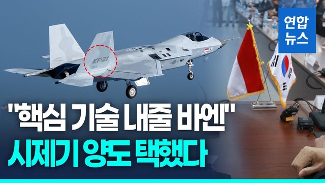 [영상] KF-21 시제기 1대, 인니에 양도하기로…6천억 가치이전 실무합의 - 2