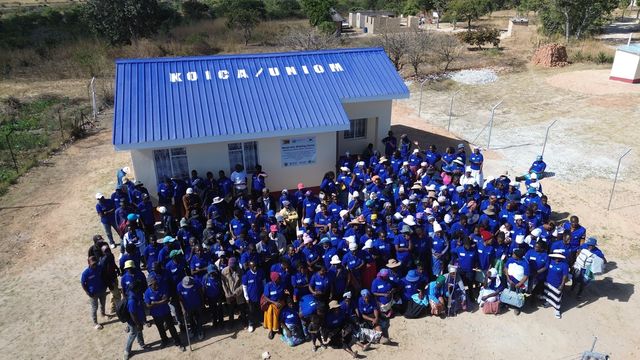 IOM-코이카 짐바브웨 프로젝트 모자 보호 시설 완공 현장