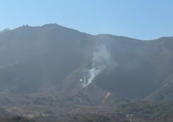 양구 군 사격장 화재 현장