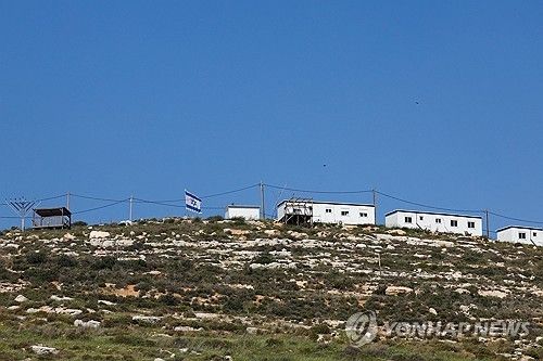 요르단강 서안 나블루스 인근에 세워진 새 유대인 정착촌