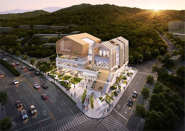 남양주시 별내노인복지관 조감도