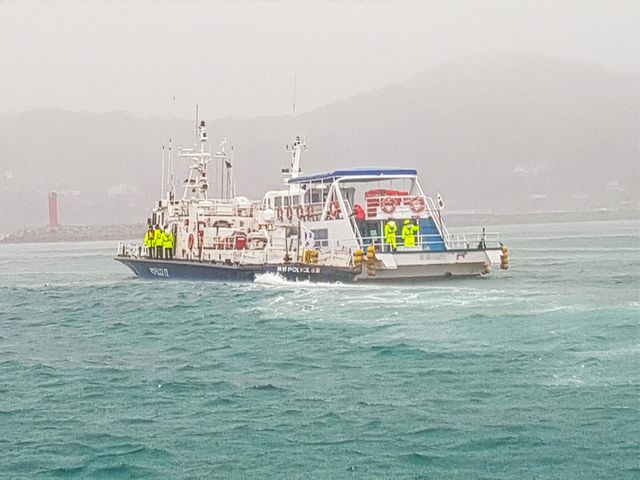 표류 사고 현장