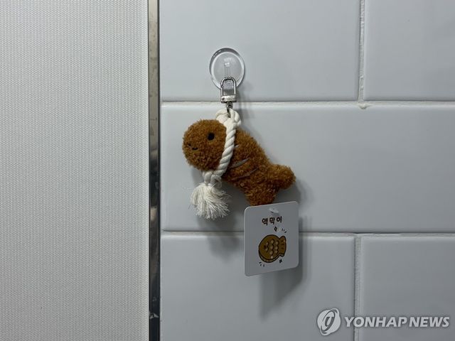 액막이 명태 키링