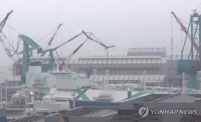 잠수함 화재 발생한 HD현대중공업