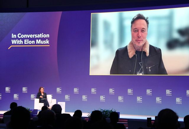 2025년 5월 21일 카타르경제포럼 화상 대담 나선 일론 머스크