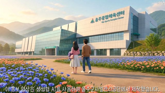 울주종합체육센터, 인공지능으로 홍보영상 제작