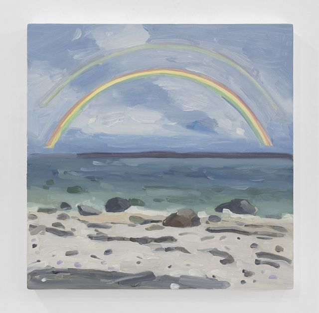모린 갈라스 작 '록키 비치, 레인보우'