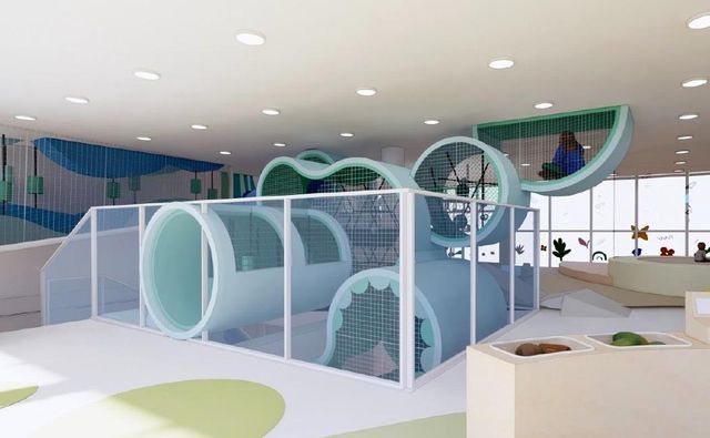 '서울형 키즈카페 홍제폭포점' 내부 디자인