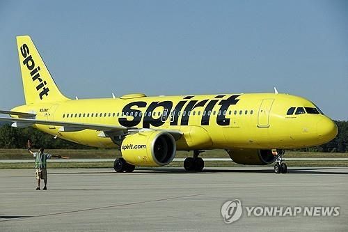 스피릿항공 여객기