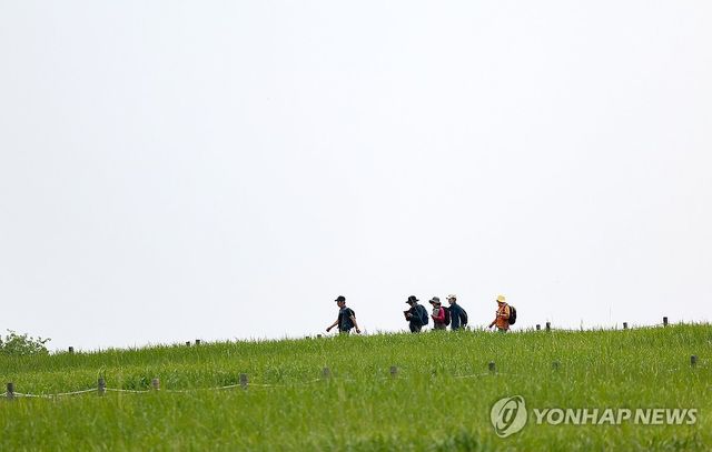 흐린 서울 하늘