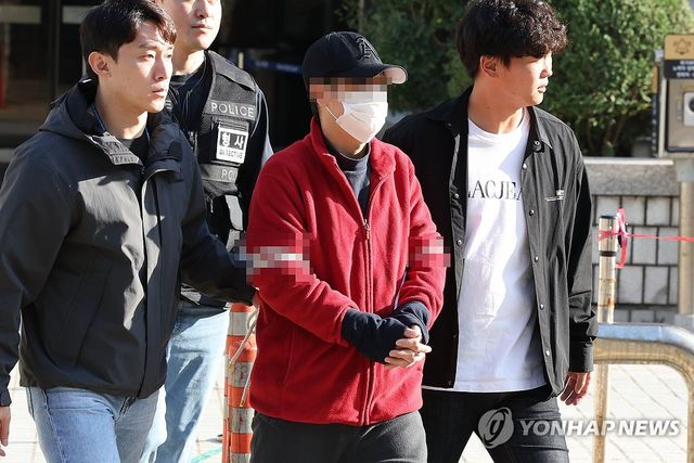 영장심사 마친 한동훈 장관 협박 남성