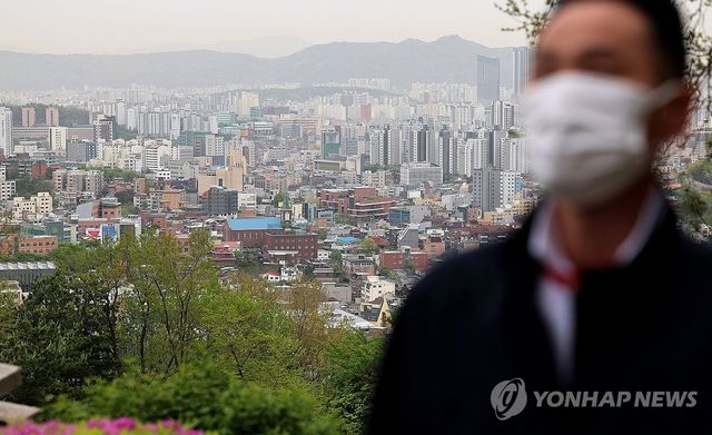 서울 '미세먼지 나쁨'