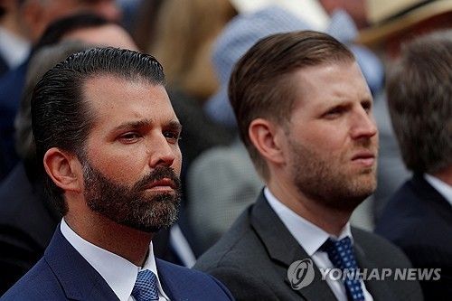 도널드 트럼프 주니어(왼쪽)와 에릭 트럼프