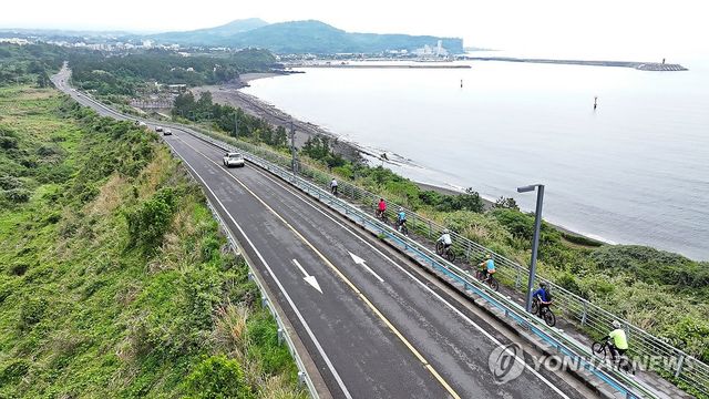 싱가포르 관광객의 제주 자전거 여행