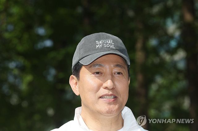 '서울형 그린라이프' 공약 발표하는 오세훈