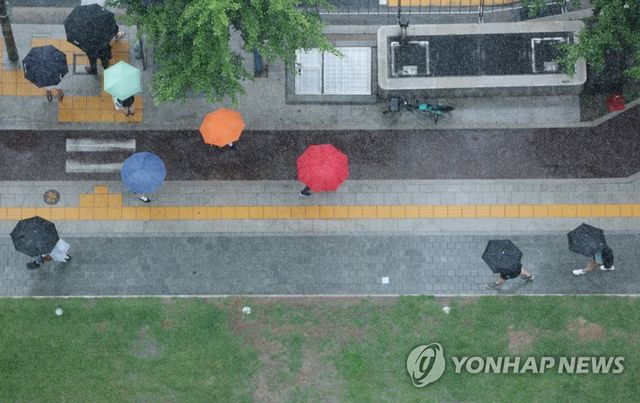 비 내리는 거리