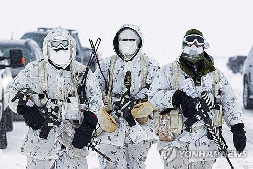 캐나다군 북극대응중대그룹(ARCG) 소속 병력 