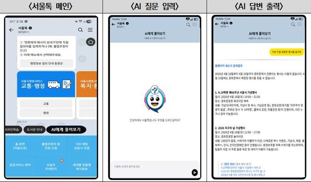 서울시 대시민 서비스 '서울톡'