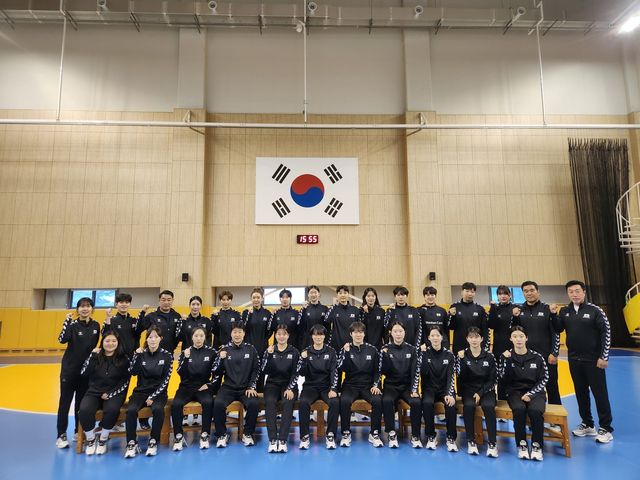진천 선수촌에서 아시안게임 대비 훈련 시작한 핸드볼 여자 대표팀