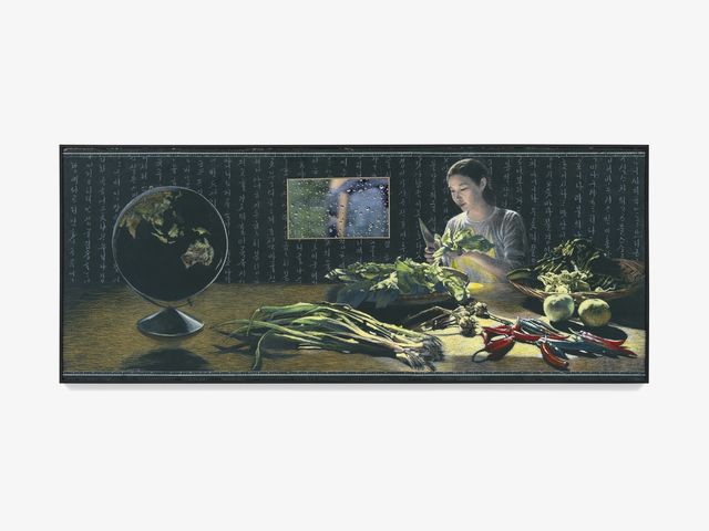김명희 작 '김치 담그는 날'