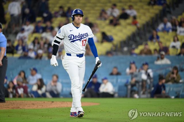 타격 부진에서 벗어나지 못하는 오타니 쇼헤이