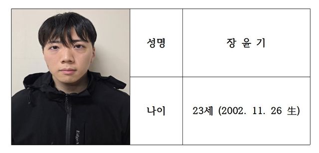 살인·살인미수 등 혐의로 신상 공개된 장윤기