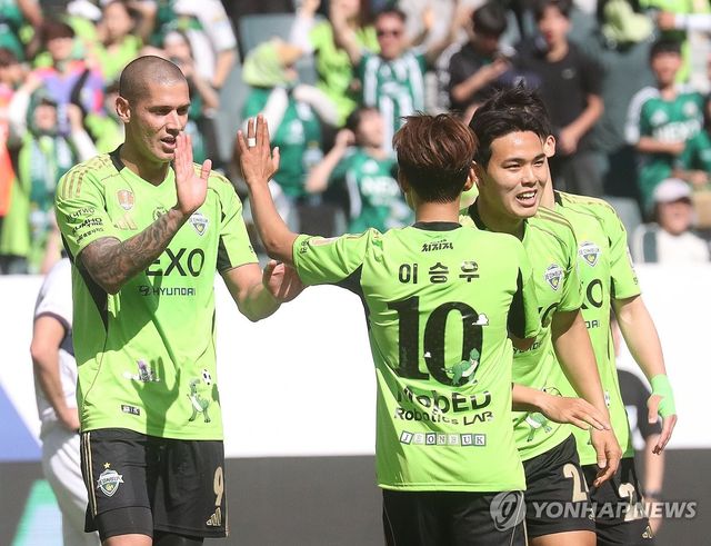 전북 이승우와 티아고