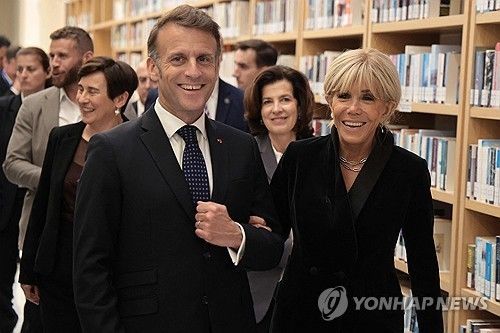 에마뉘엘 마크롱 대통령 부부 