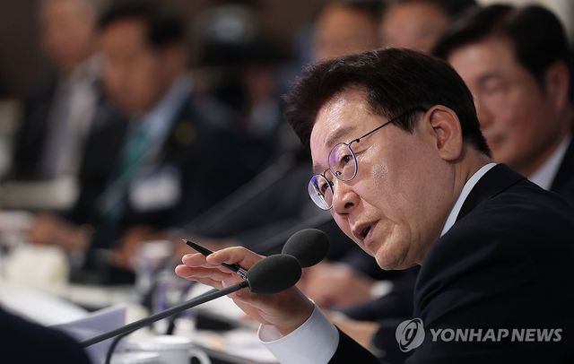 이재명 대통령, K-조선 간담회