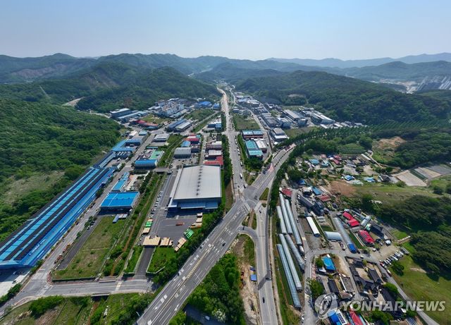 지역의 한 산업단지 전경