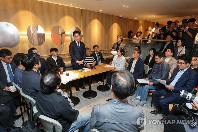 소상공인들 만난 정원오 후보