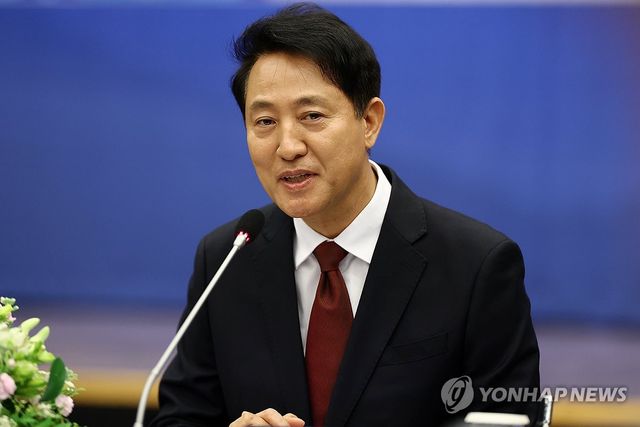 국민의힘 오세훈 시장 후보 초청 편집인협회 포럼