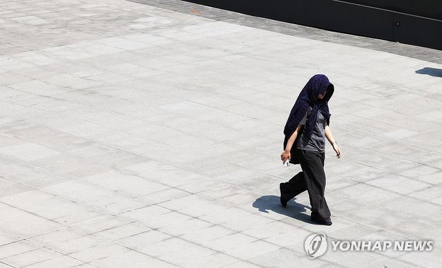 따가워진 햇볕