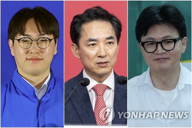 부산 북갑 출마하는 하정우·박민식·한동훈
