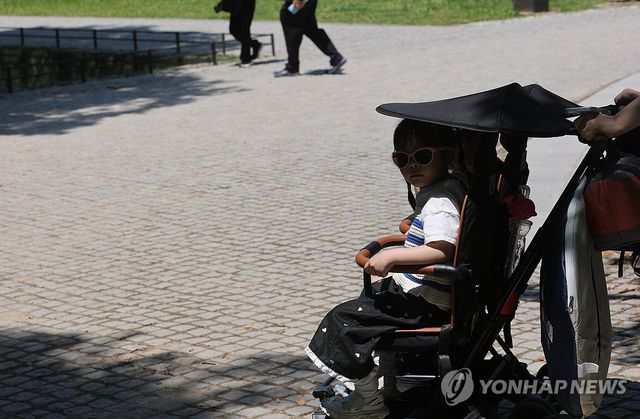 '오늘 햇빛이 강합니다'