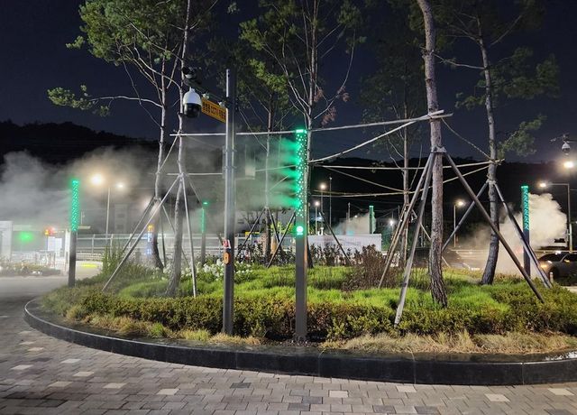 지난해 관악산 으뜸공원에 설치된 쿨링포그
