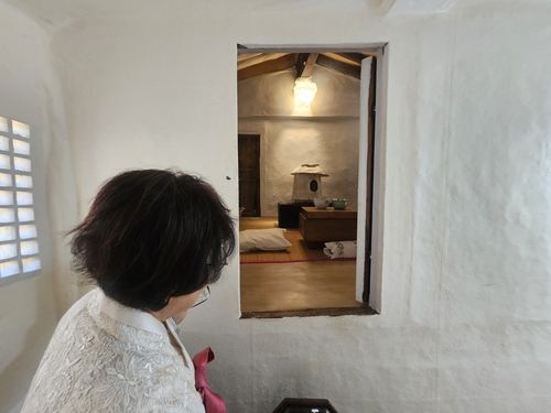 안동 학남고택 다락 모습