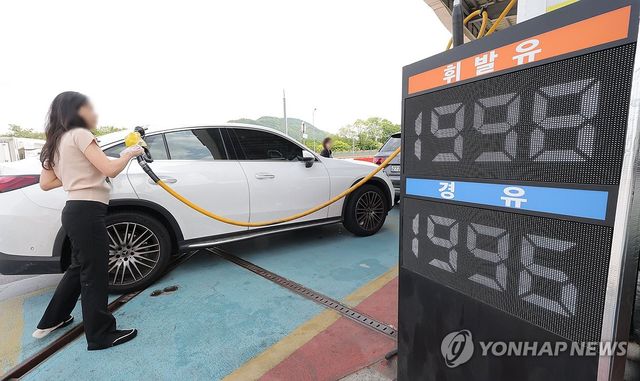 전국 기름값 상승 추세