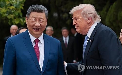 시진핑 중국 국가주석(왼쪽)과 도널드 트럼프 미국 대통령