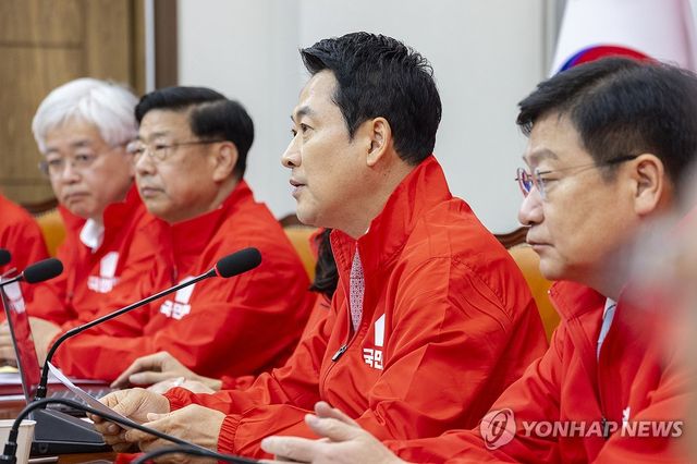 국민의힘 장동혁 중앙선거대책위원회의 발언