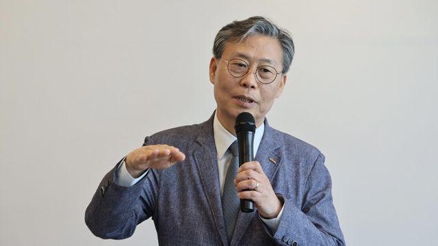 기자 간담회에 참석한 김태승 코레일 사장