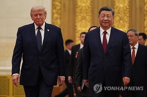 도널드 트럼프 미국 대통령(왼쪽)과 시진핑 중국 국가주석