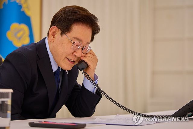 이재명 대통령, 트럼프 대통령과 통화
