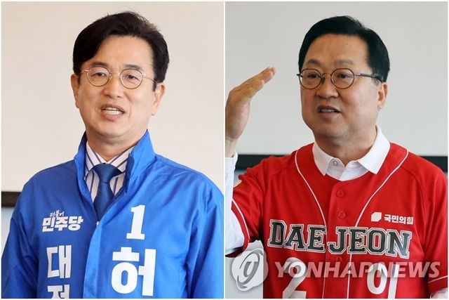 허태정·이장우 대전시장 후보