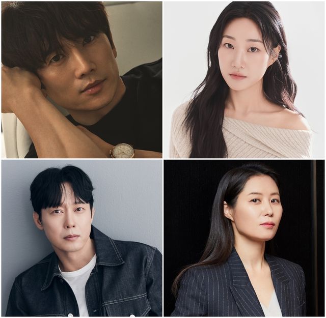 배우 지성, 하윤경, 문소리, 박병은(왼쪽 위부터 시계방향)