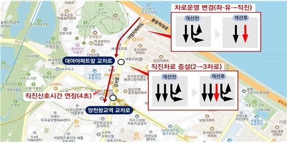 강서로 직진 차량 정체 개선 개요