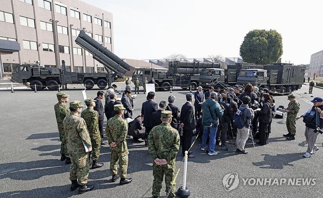 일본 구마모토 배치되는 장사정미사일 공개