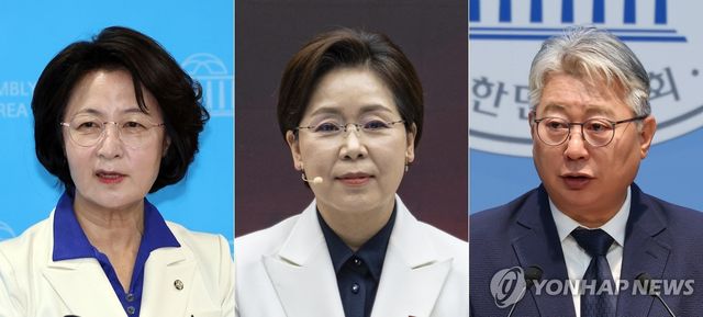 6·3 지방선거 경기도지사 후보 추미애 양향자 조응천