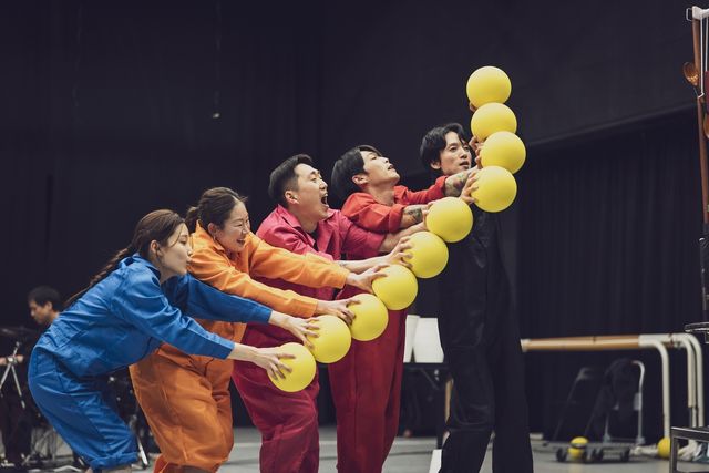어린이 무용 '젤리디너' 연습 장면